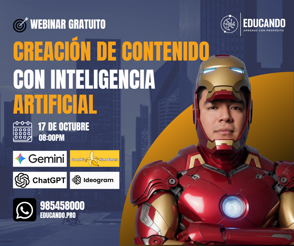 post facebook negocios marketing digital azul amarillo
